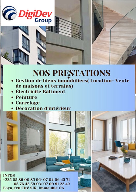 DigiDev Immobilier | Abidjan Abidjan