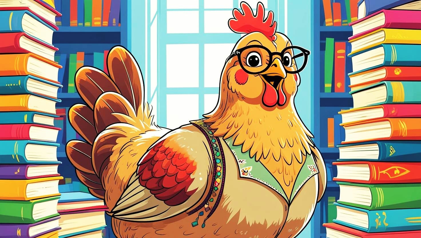 Lulu the Library Chicken | Coulterville IL