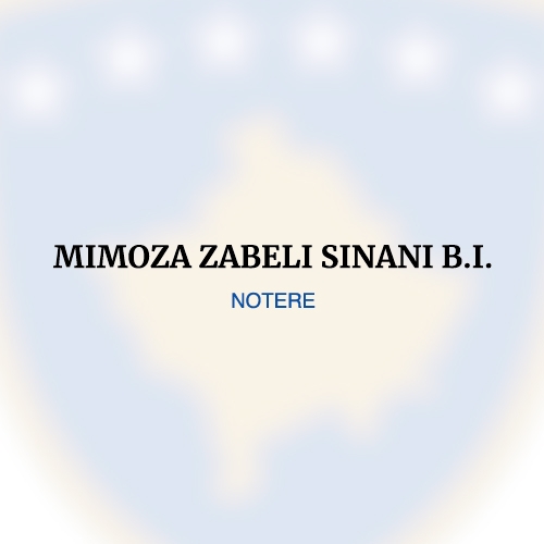 Noteŕe - Mimoza Zabeli Sinani | Pristina