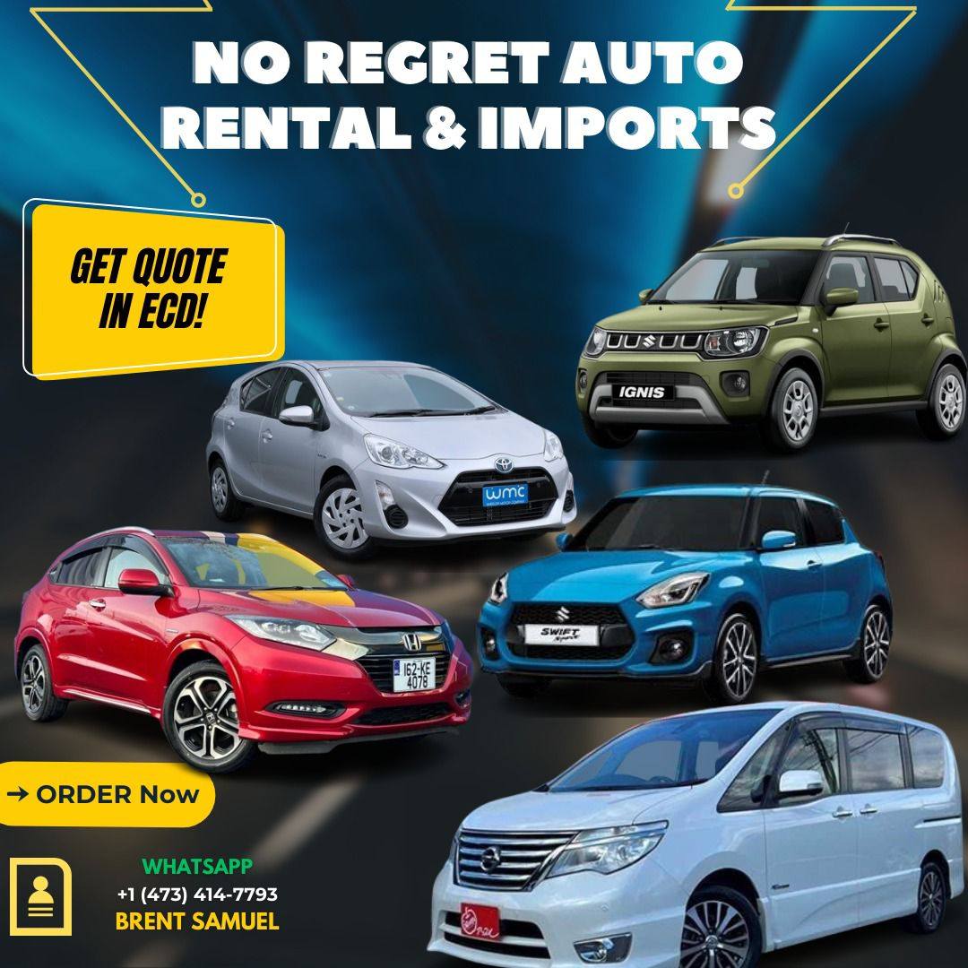 No Regret Auto Rental &Imports | Saint George's
