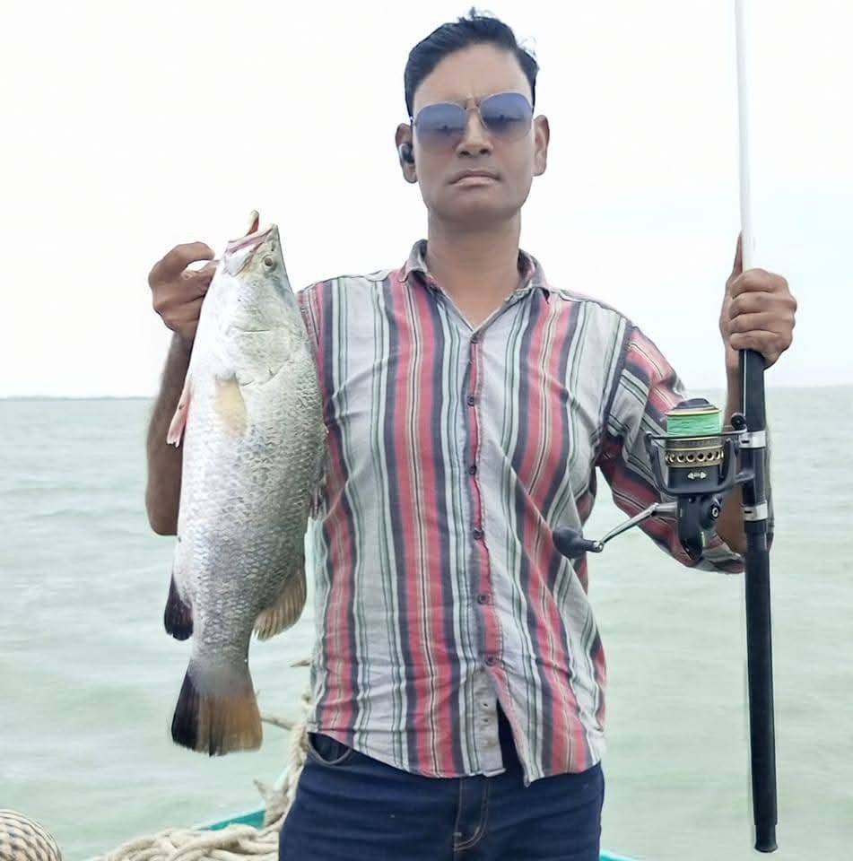 Fishing with sameer
