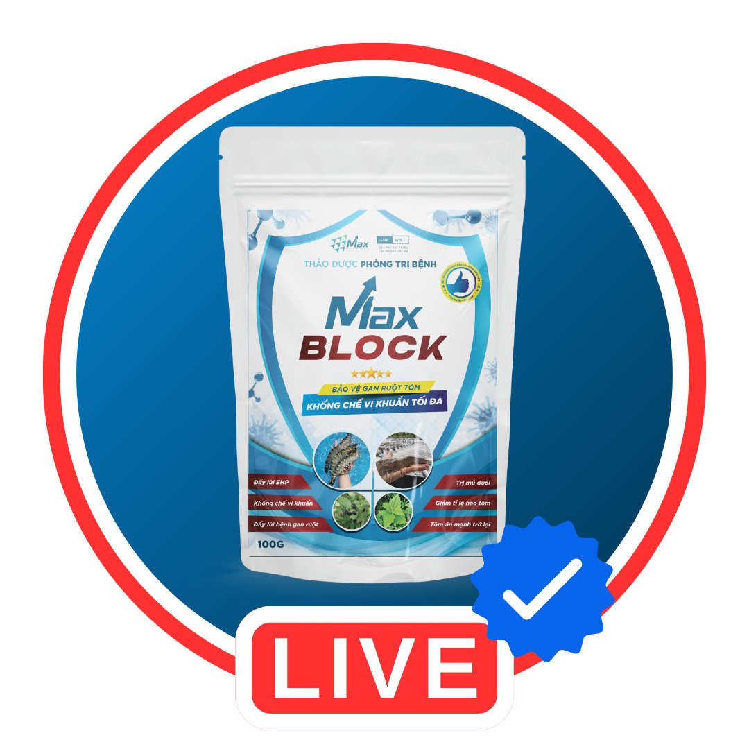Max Block Phân Phối Giá Gốc Trực Tiếp Tại Nhà Máy. Tôm Khỏe Không Bệnh ...