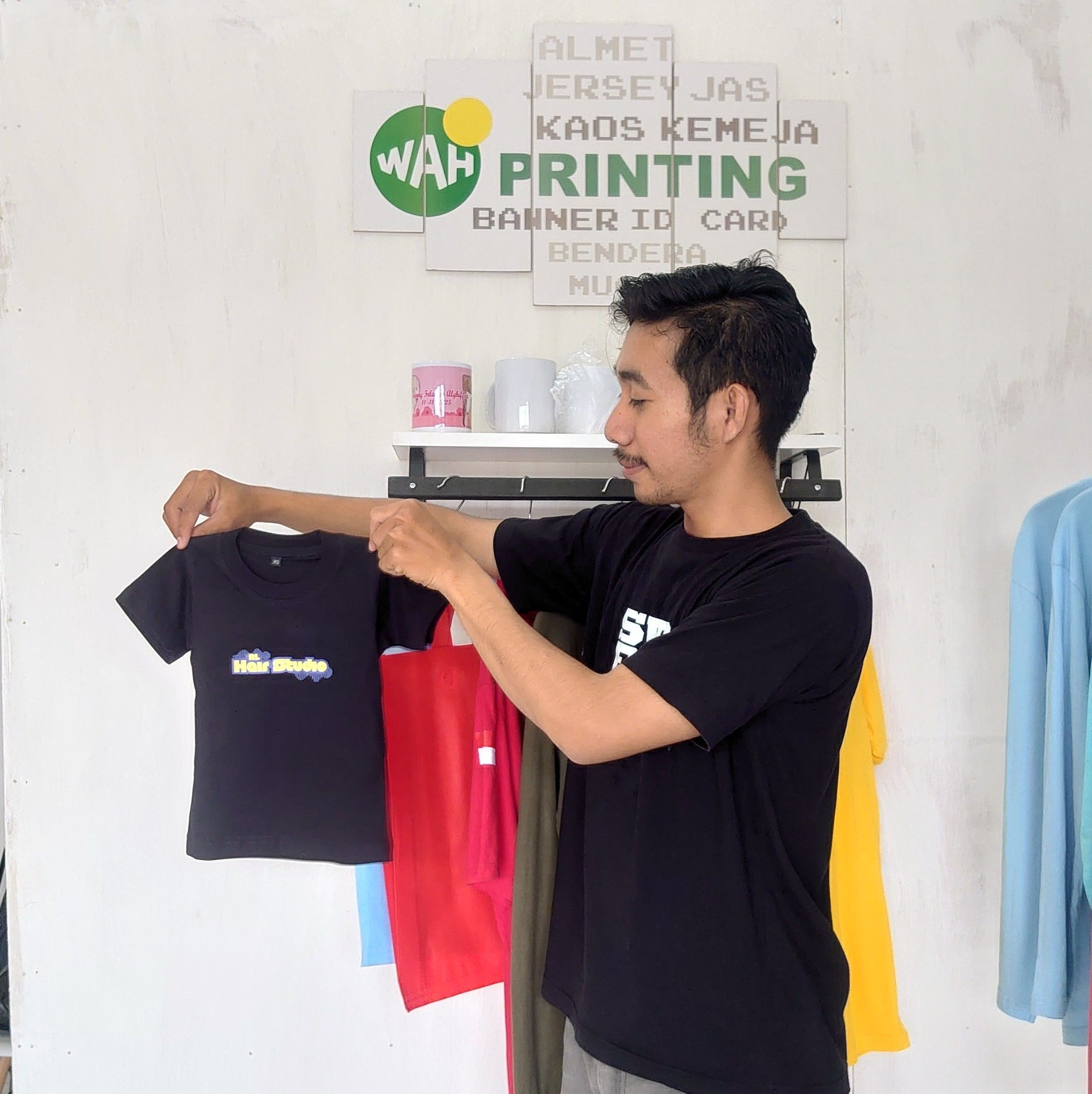 Screen printing process first ink stage #screenprinting #tshirt #work # ...