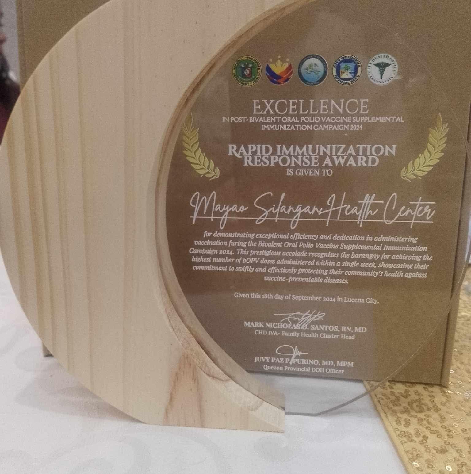Mayao Silangan Barangay Health Center | Lucena