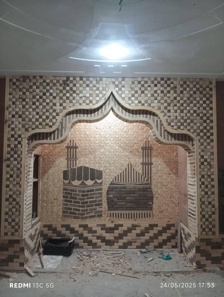 Wood working-interior design.