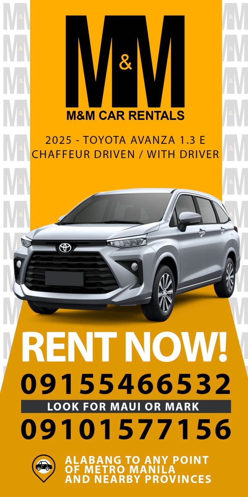 M&M Car Rentals | Tanauan