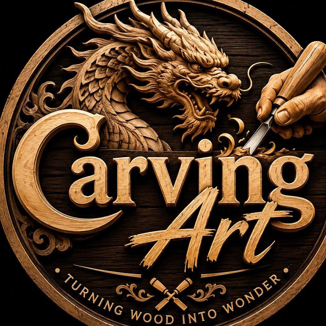 Watch a simple piece of wood transform into an amazing warrior ...