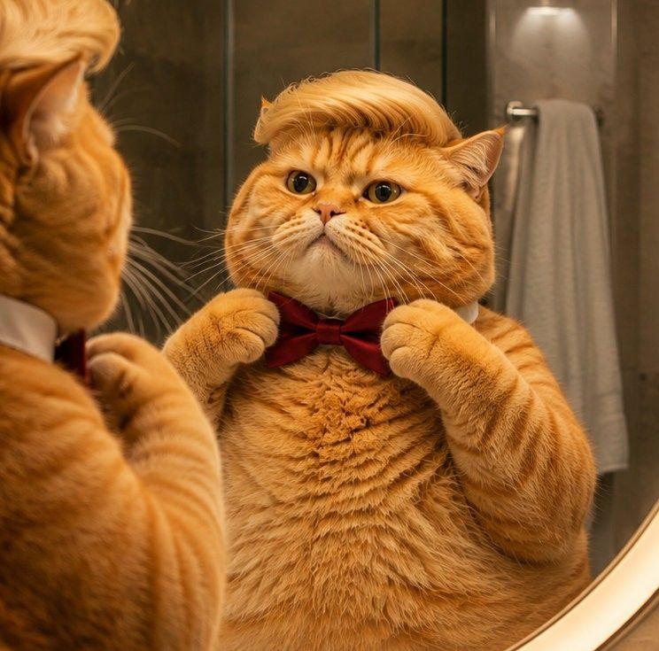 Gato laranja com contas pra pagar 😹 | Orange Cat | Facebook