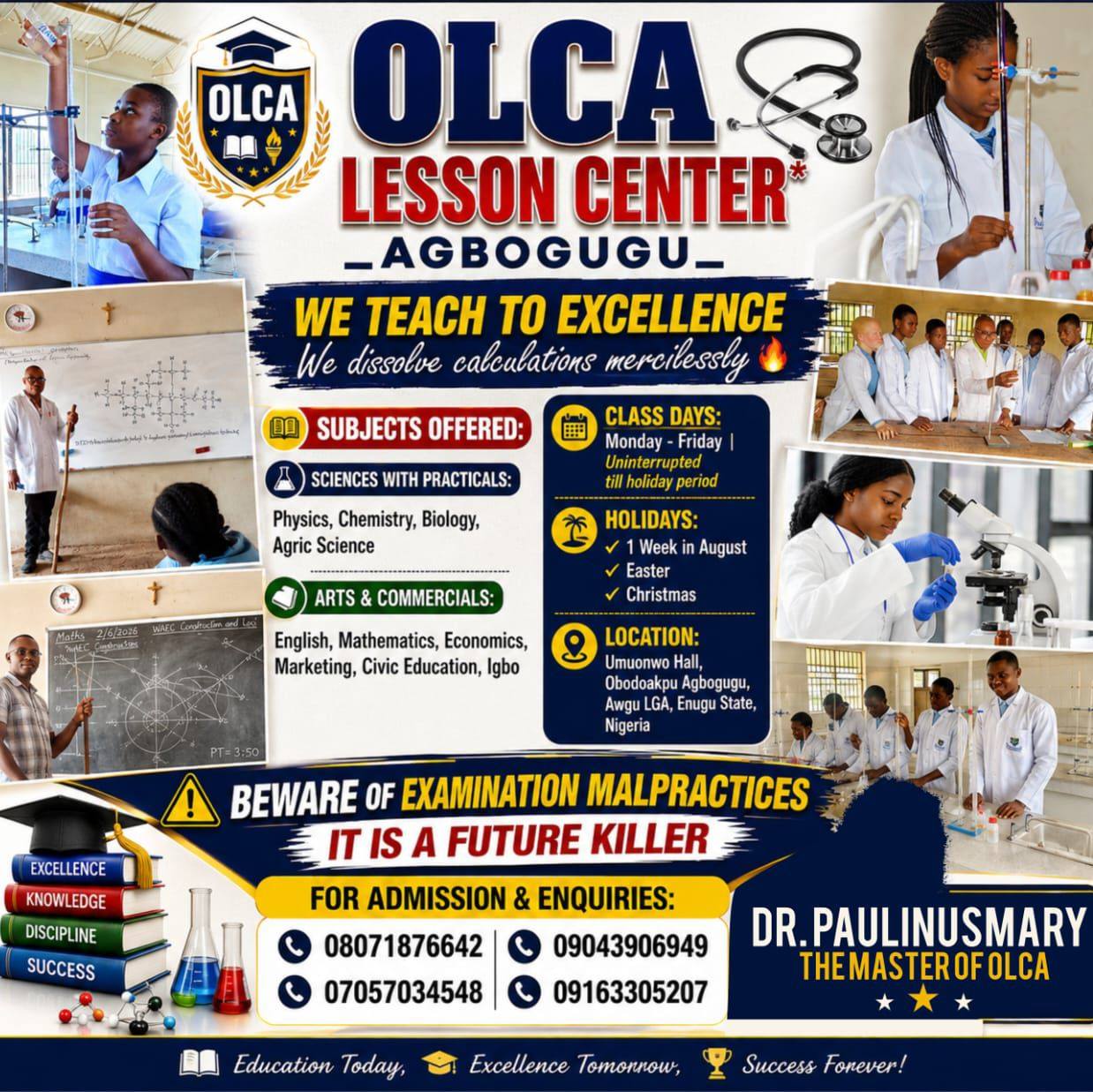 OLCA Lesson Centre Agbogugu