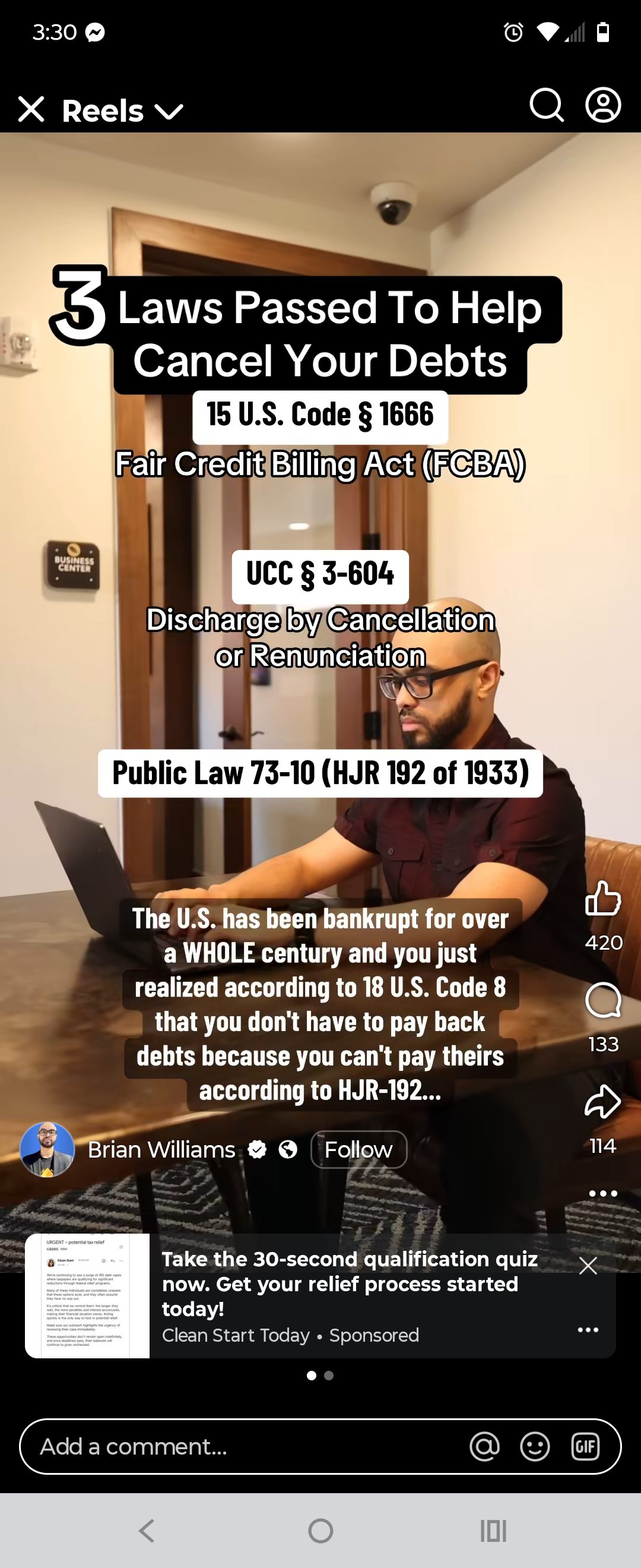 SPC University- Secured Party Creditor | U.S. Supreme Court citation ...