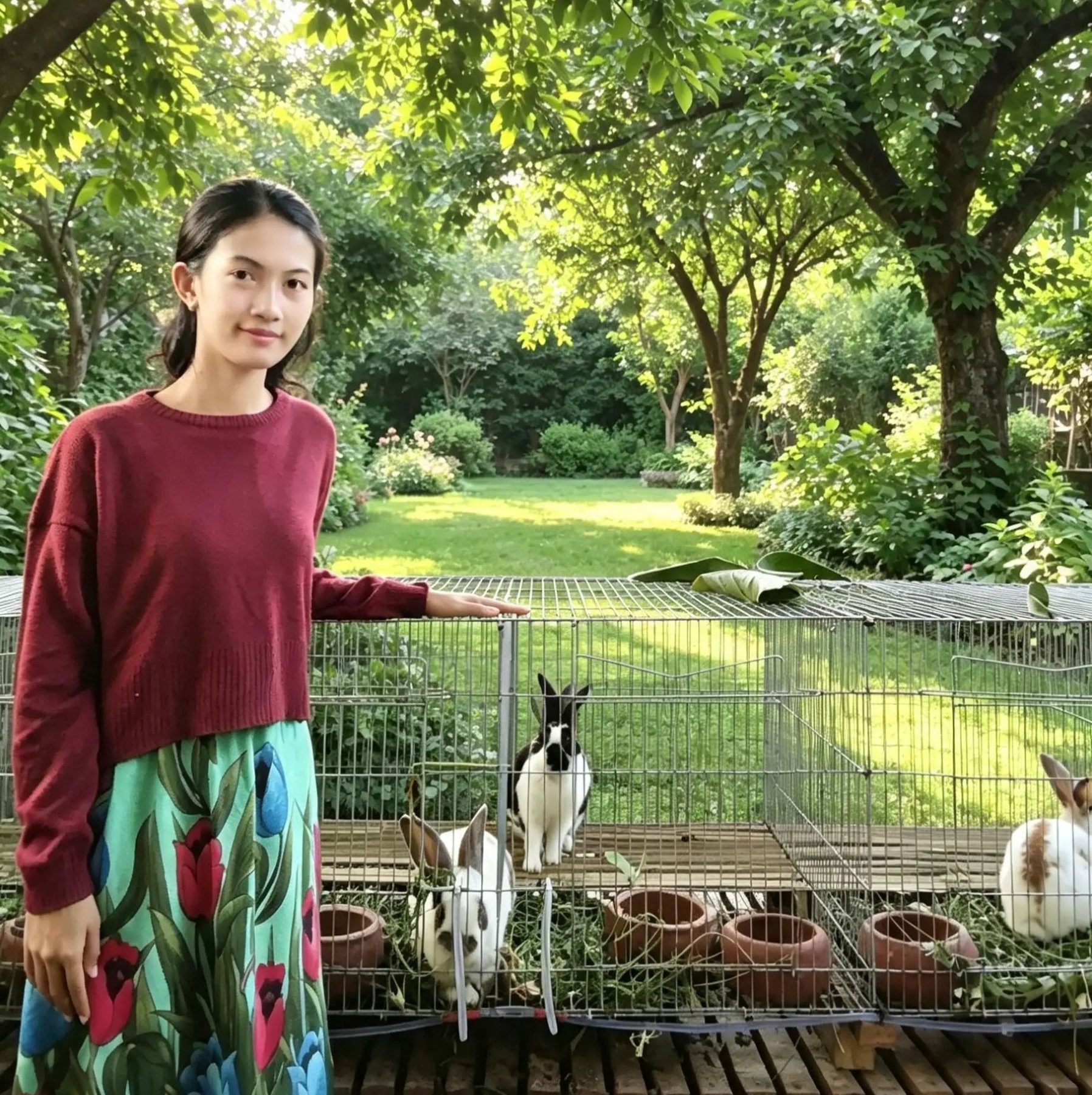 An easy way to make your own rabbit feed 🐰☘️ and just look at the ...
