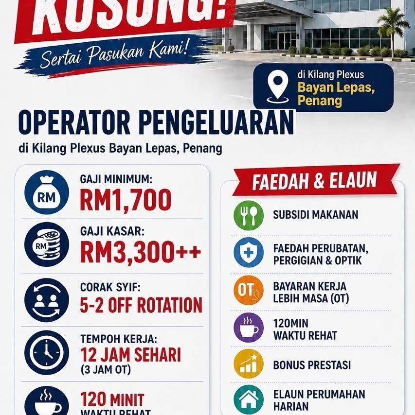 JAWATAN KOSONG PULAU PINANG X | Facebook