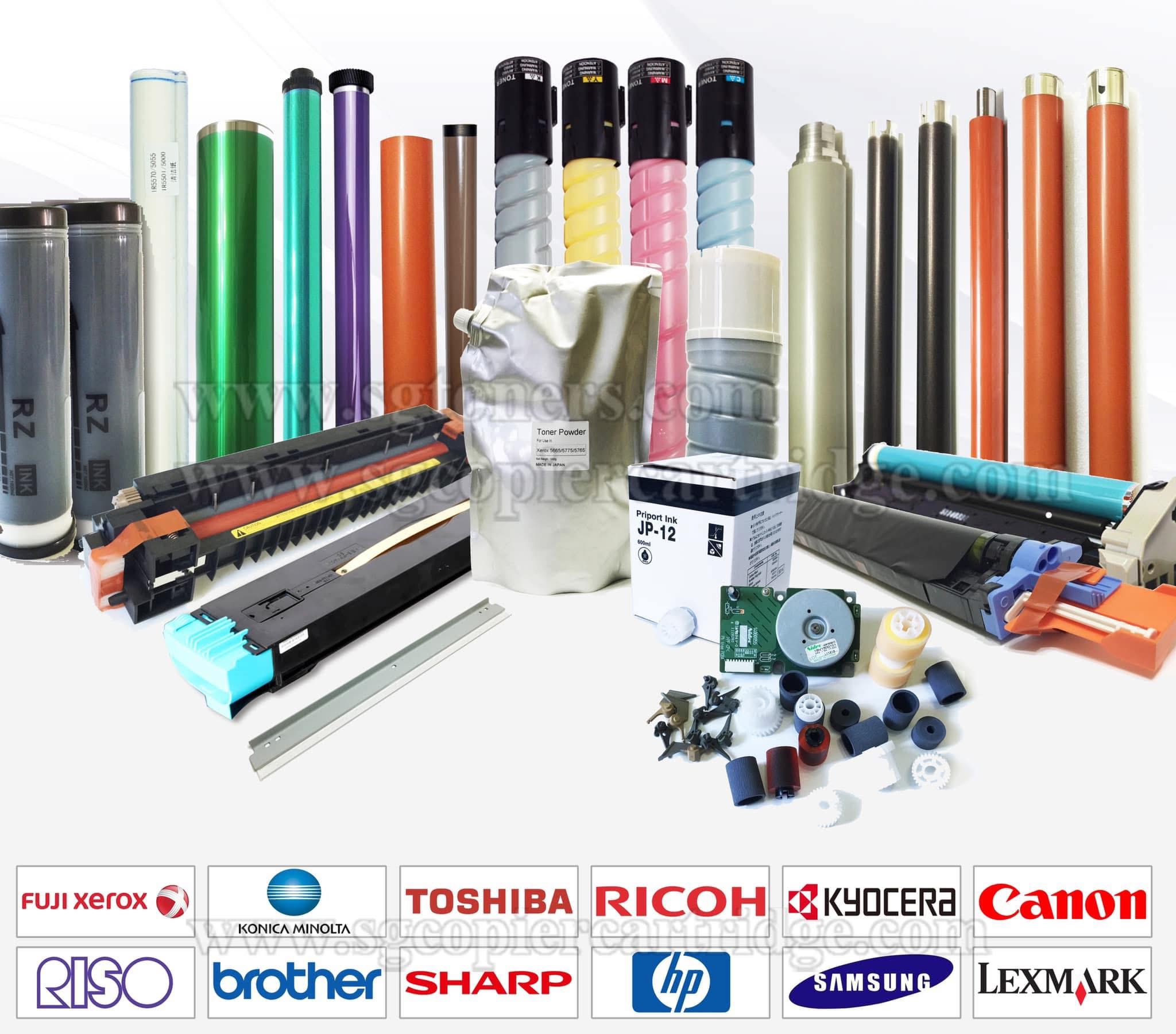 Riso duplicator ink and master roll