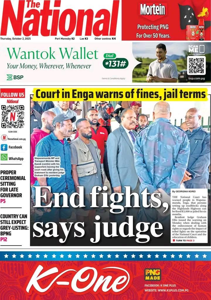 Wapenamanda Current News 3in1 and Saa Walap 2025