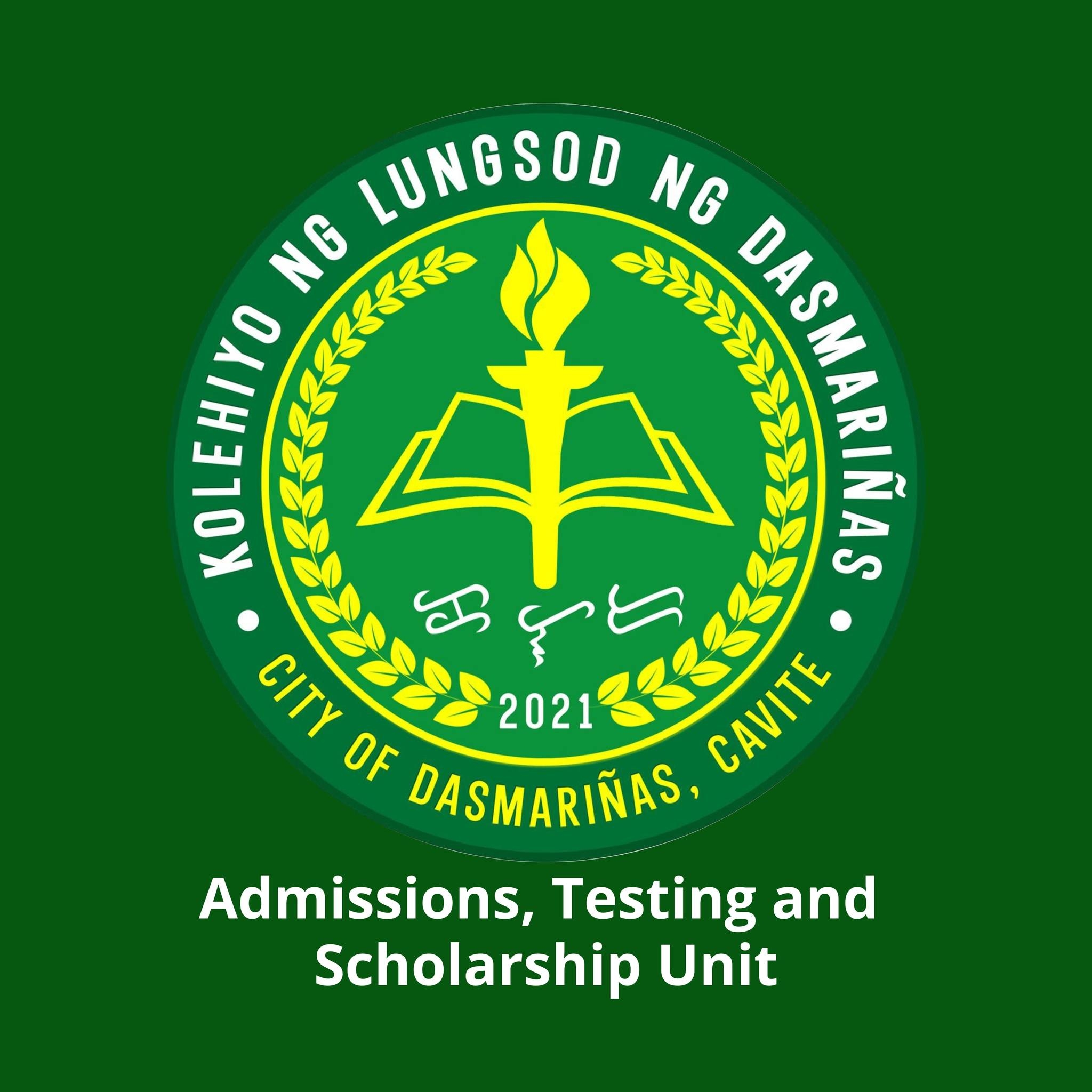 KLD Admissions, Testing and Scholarship Unit | Dasmariñas