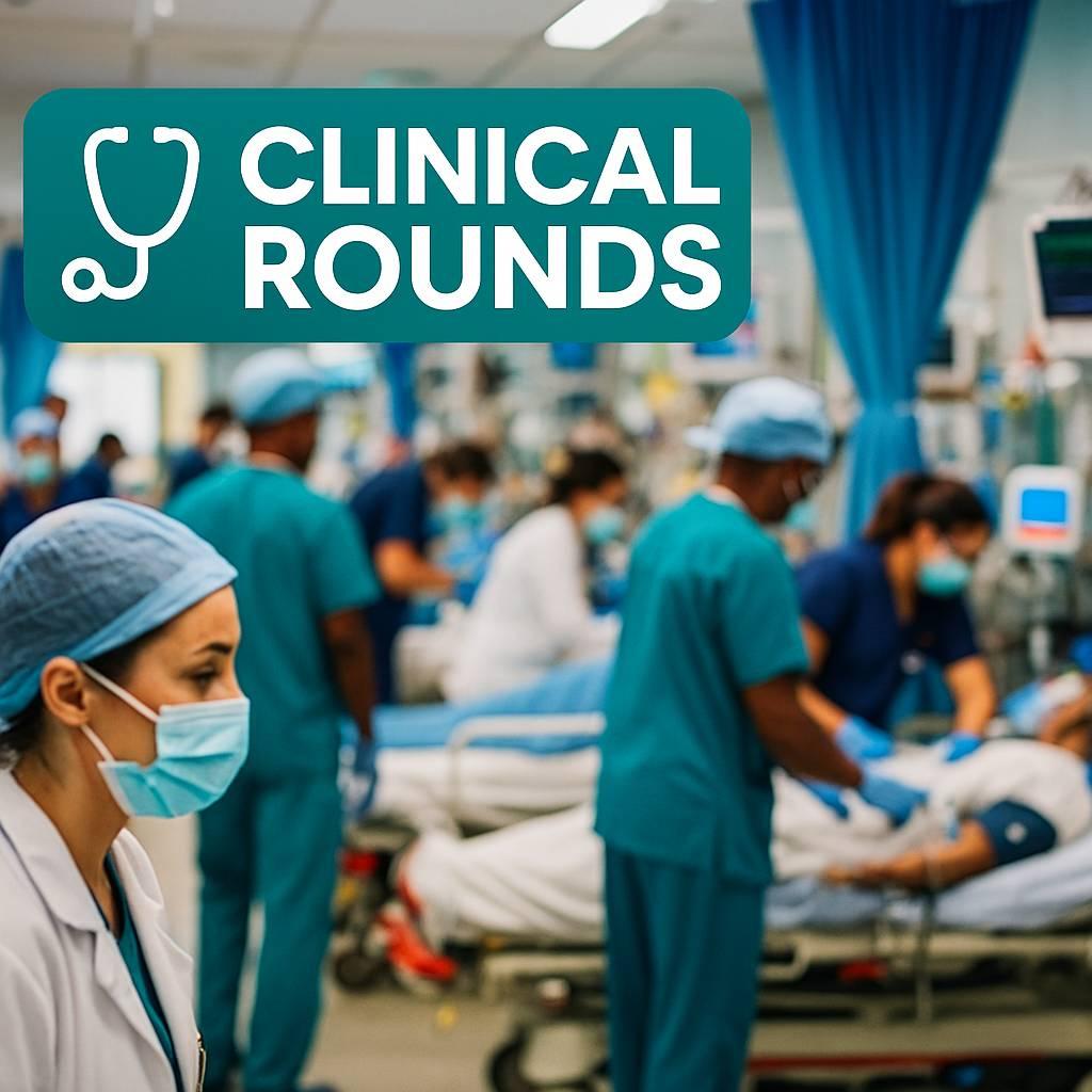 Clinical Rounds - ☑️Think Carefully ️ ️ ️ 🔥Three clues.... | Facebook
