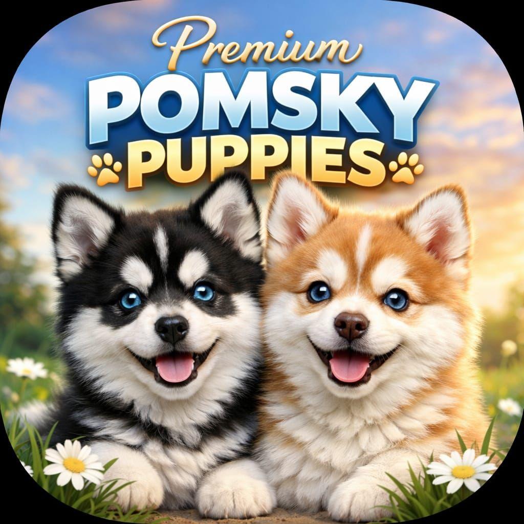 Premium Pomsky Puppies