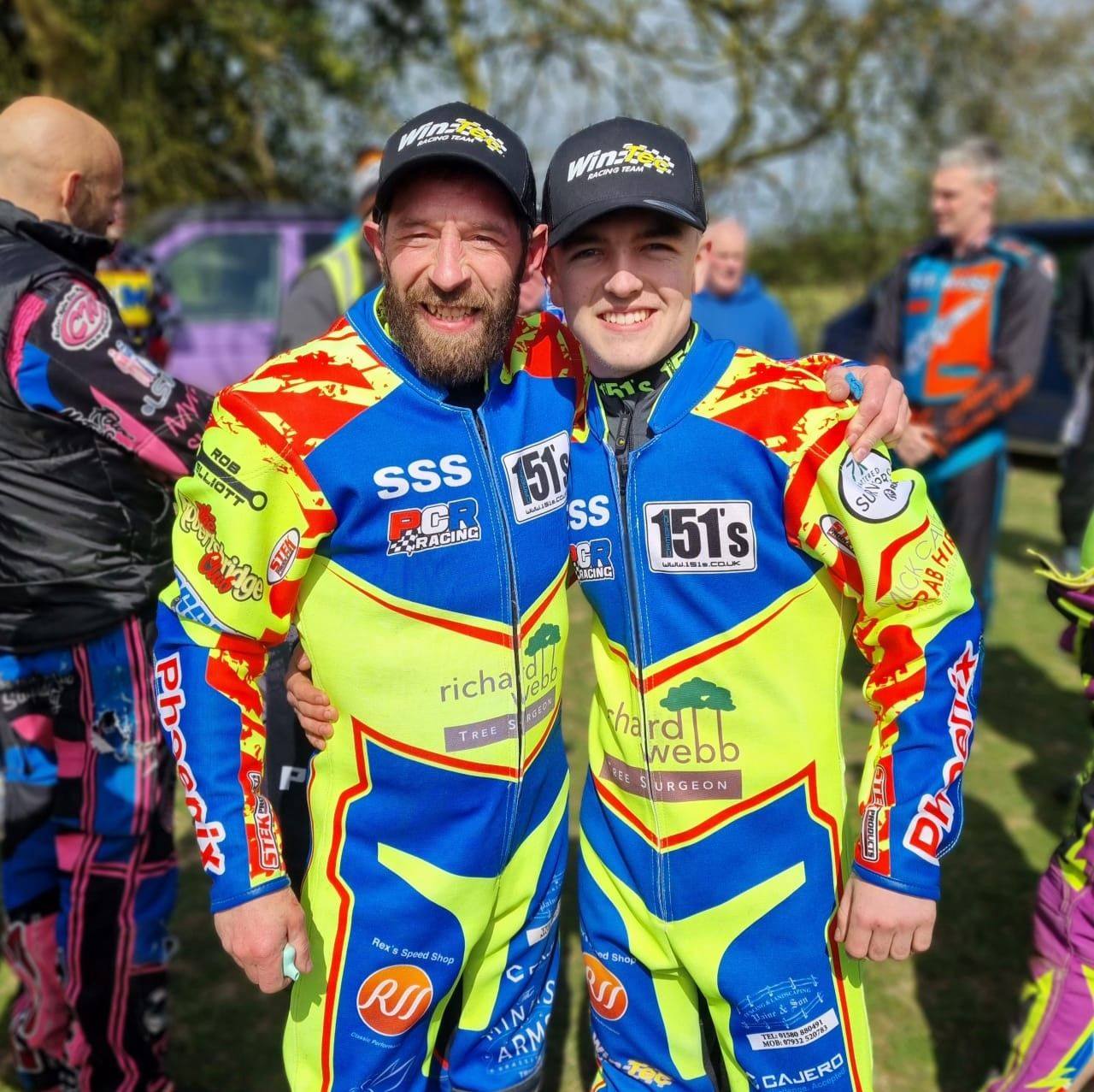 Team 92 - Whitelam / Goodwin British Clubman Grasstrack Sidecar Team