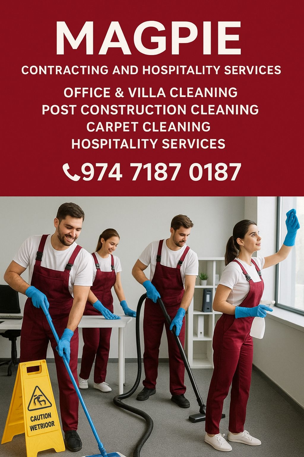 Magpie Cleaning and Hospitality | Doha