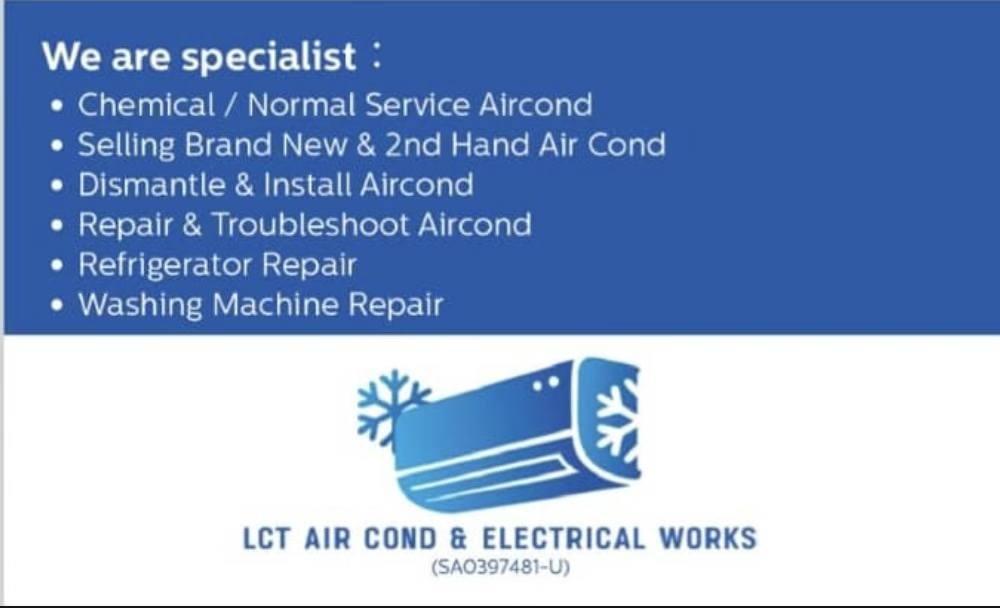 LCT Aircond & Electrical Work | Klang