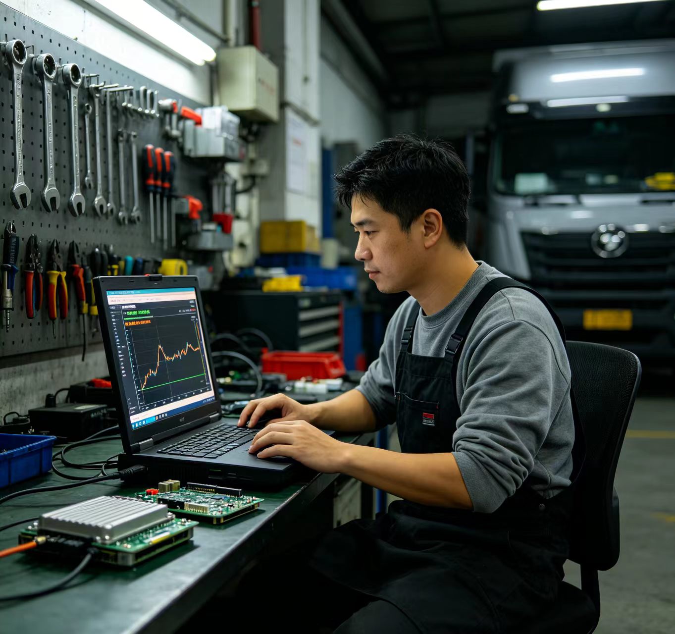 Our company supplies ECUs, diagnostic tools, dashboards, wiring ...