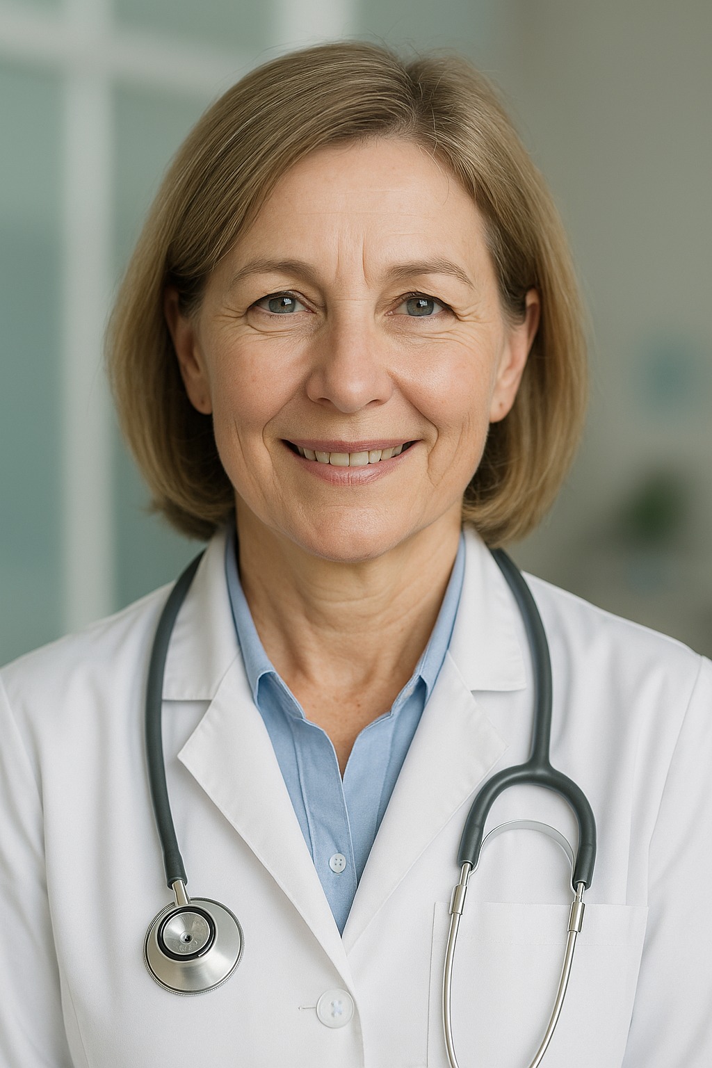 👩‍⚕️💫 Sem dr. Katarina Lebar, 45 let, poleg mene pa stoji dr. Helena ...
