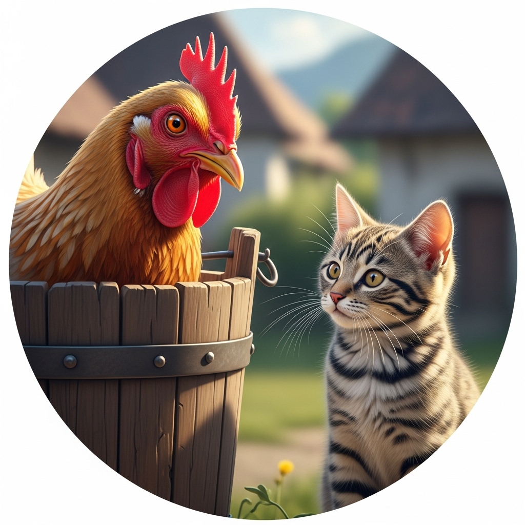 🐔🥚🐱 Hen vs Cat: Epic Egg Chaos in Village! 😂💥 Get ready for the wildest ...