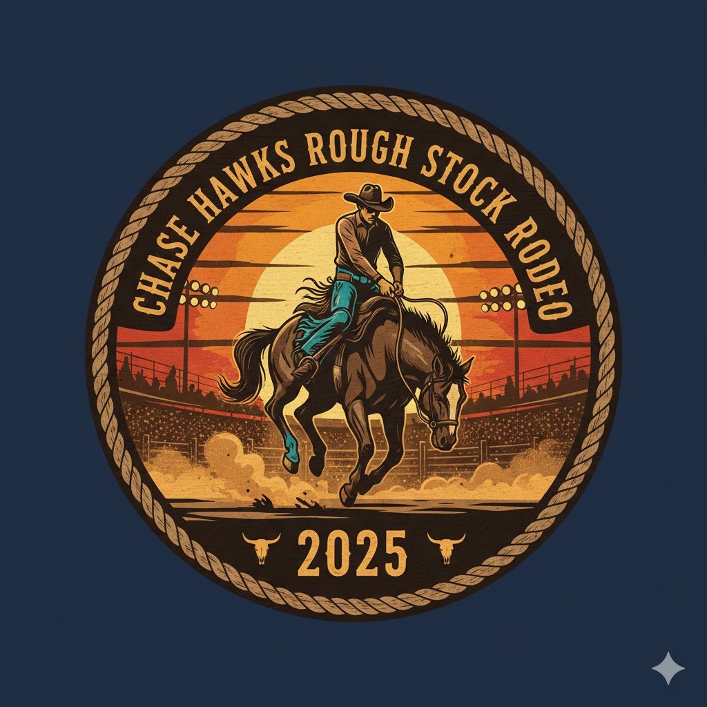 LIVE 🔴 Chase Hawks Rough Stock Rodeo 2025 | Facebook