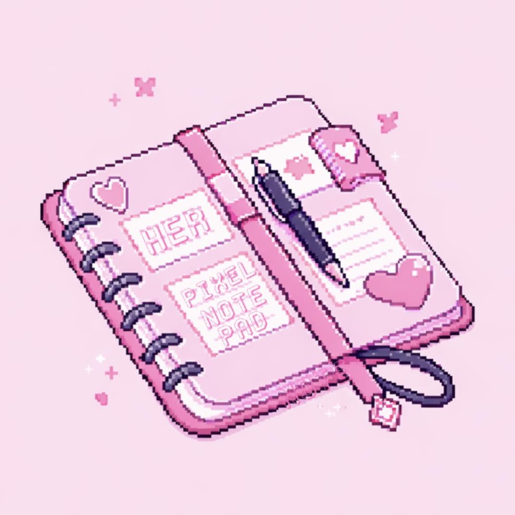Her Pixel Notepad