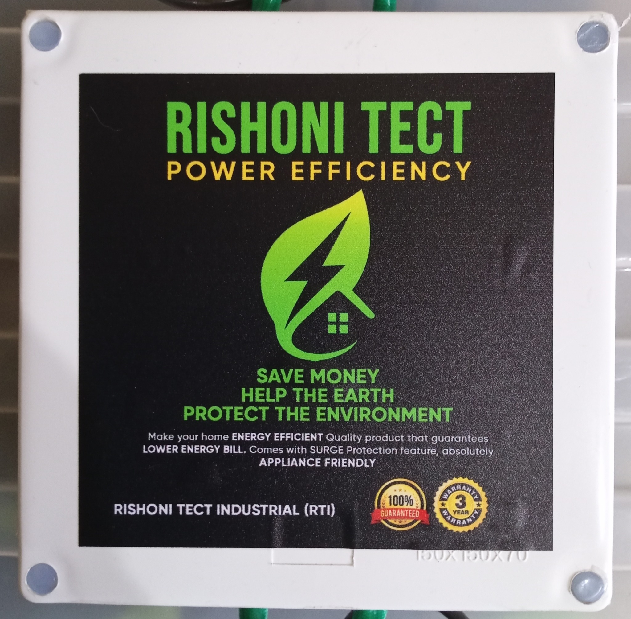 RISHONI TECT POWER EFFICIENCY ENERGY SAVER ENHANCER | Rishoni TECT ...