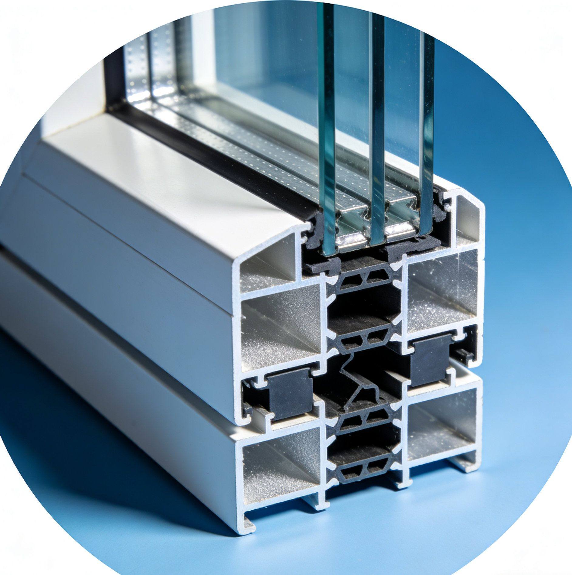 UPVC window mullion connection, solid structure, strong wind resistance ...