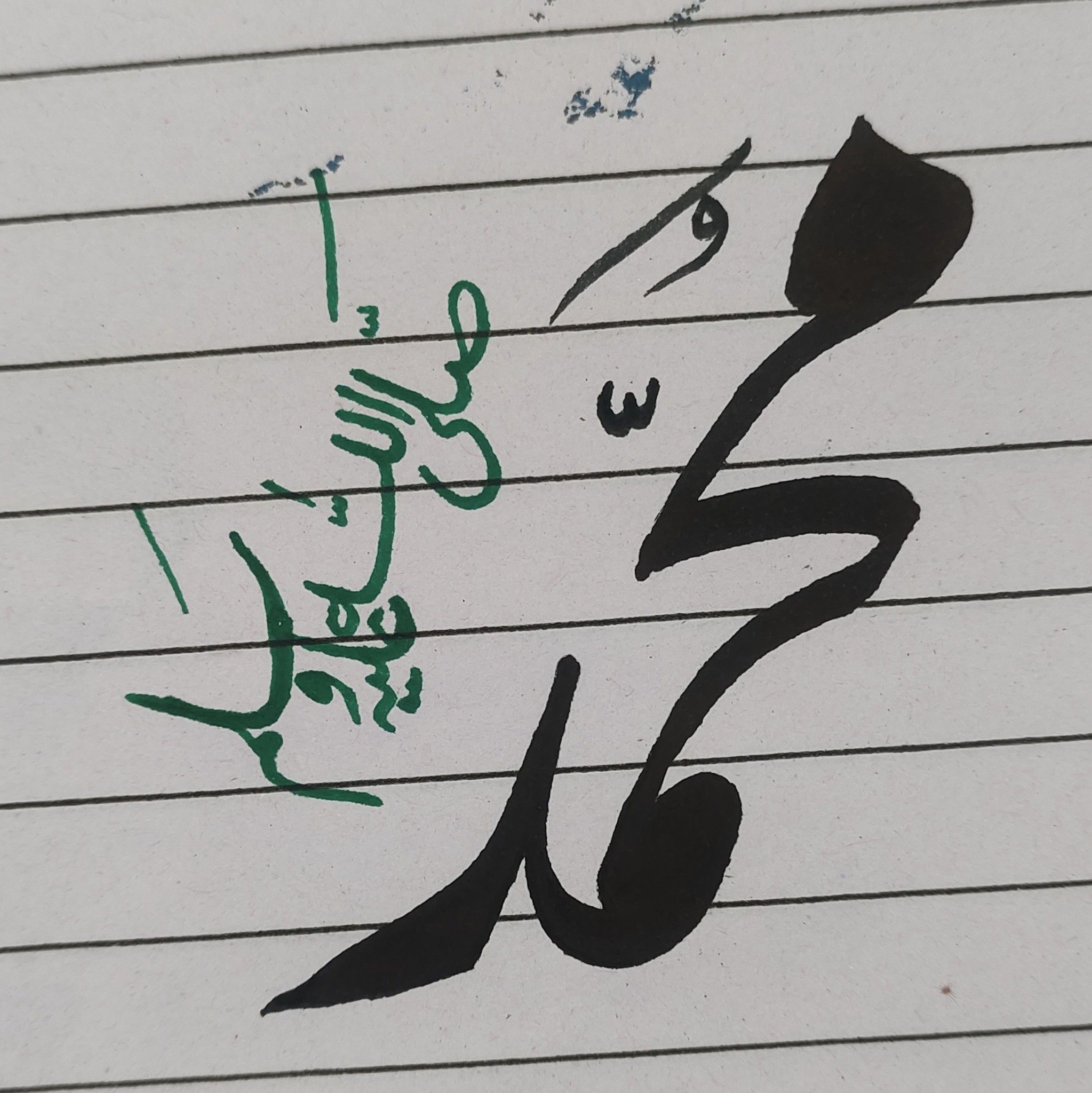 Muhammad Rasool Allah ﷺ | Most Beautiful Islamic Calligraphy Art ️ # ...