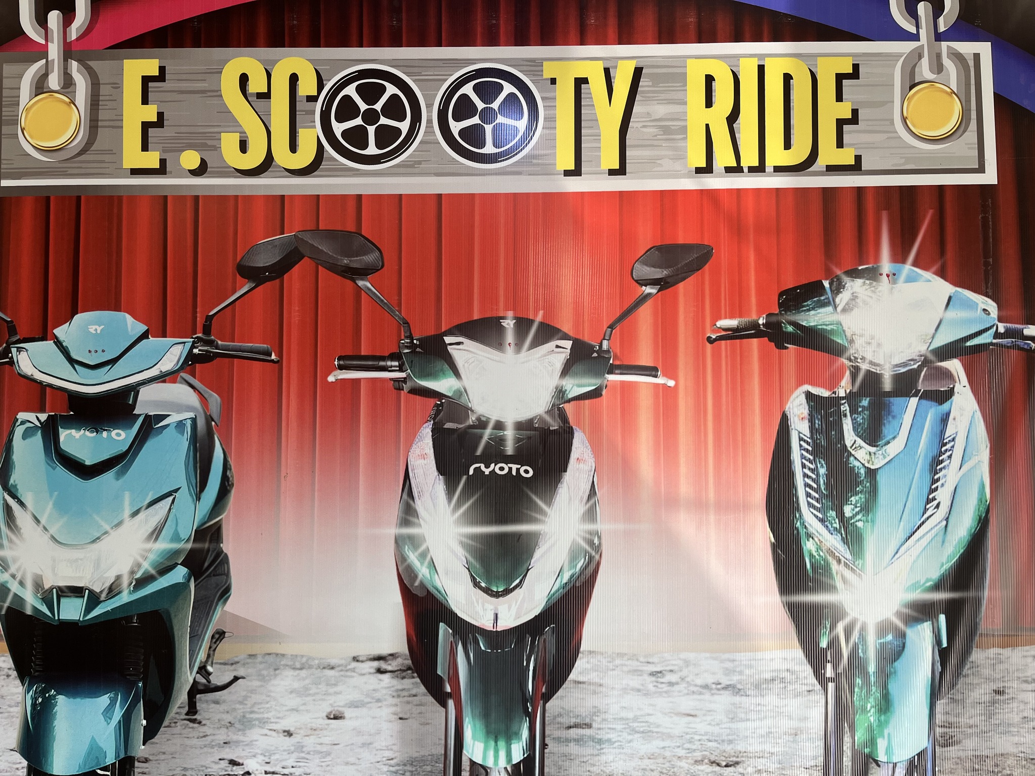 E Scooty ride | Phulia