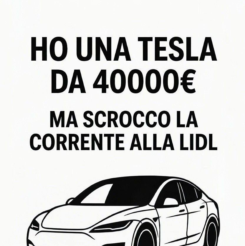 Ho una Tesla ma scrocco