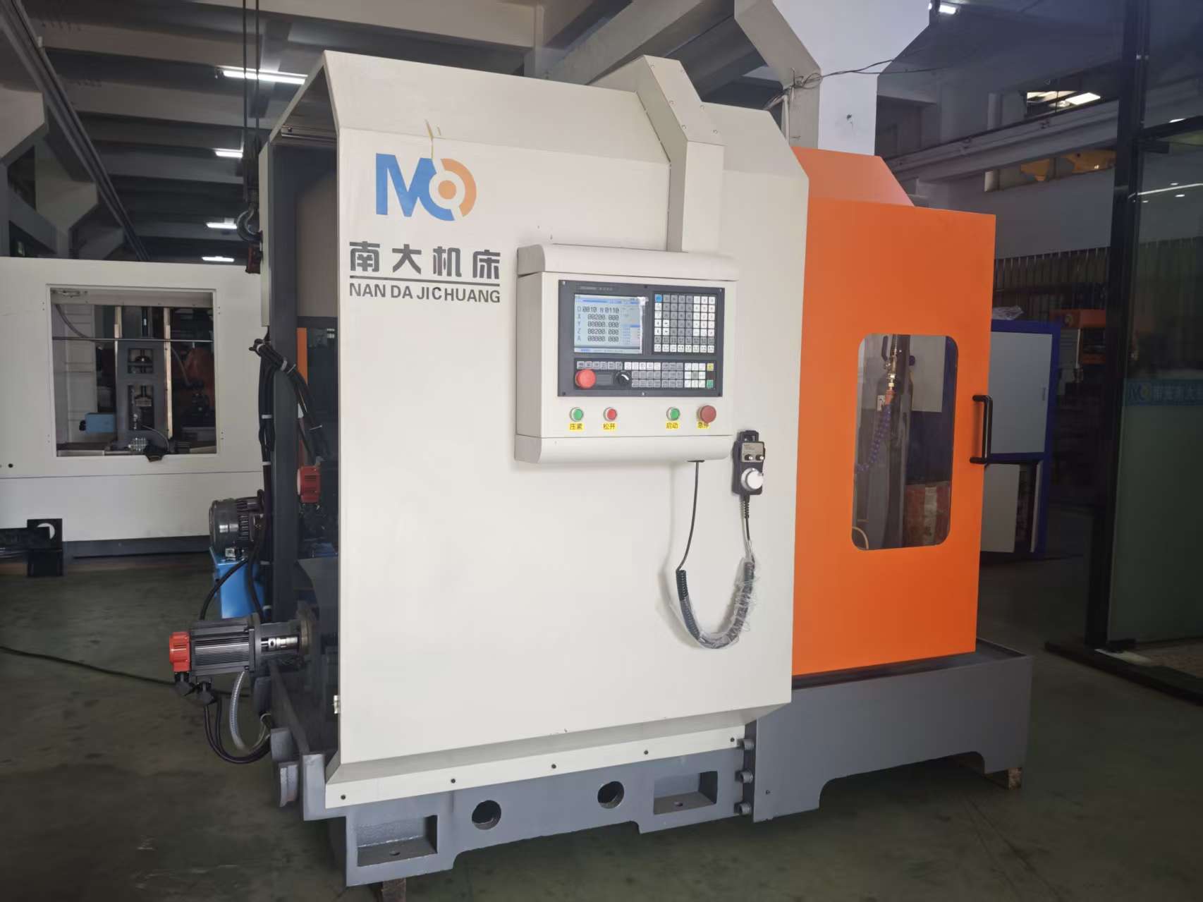 CNC boring machine NDYC550HT for fire valve and other big valves.Lumen ...