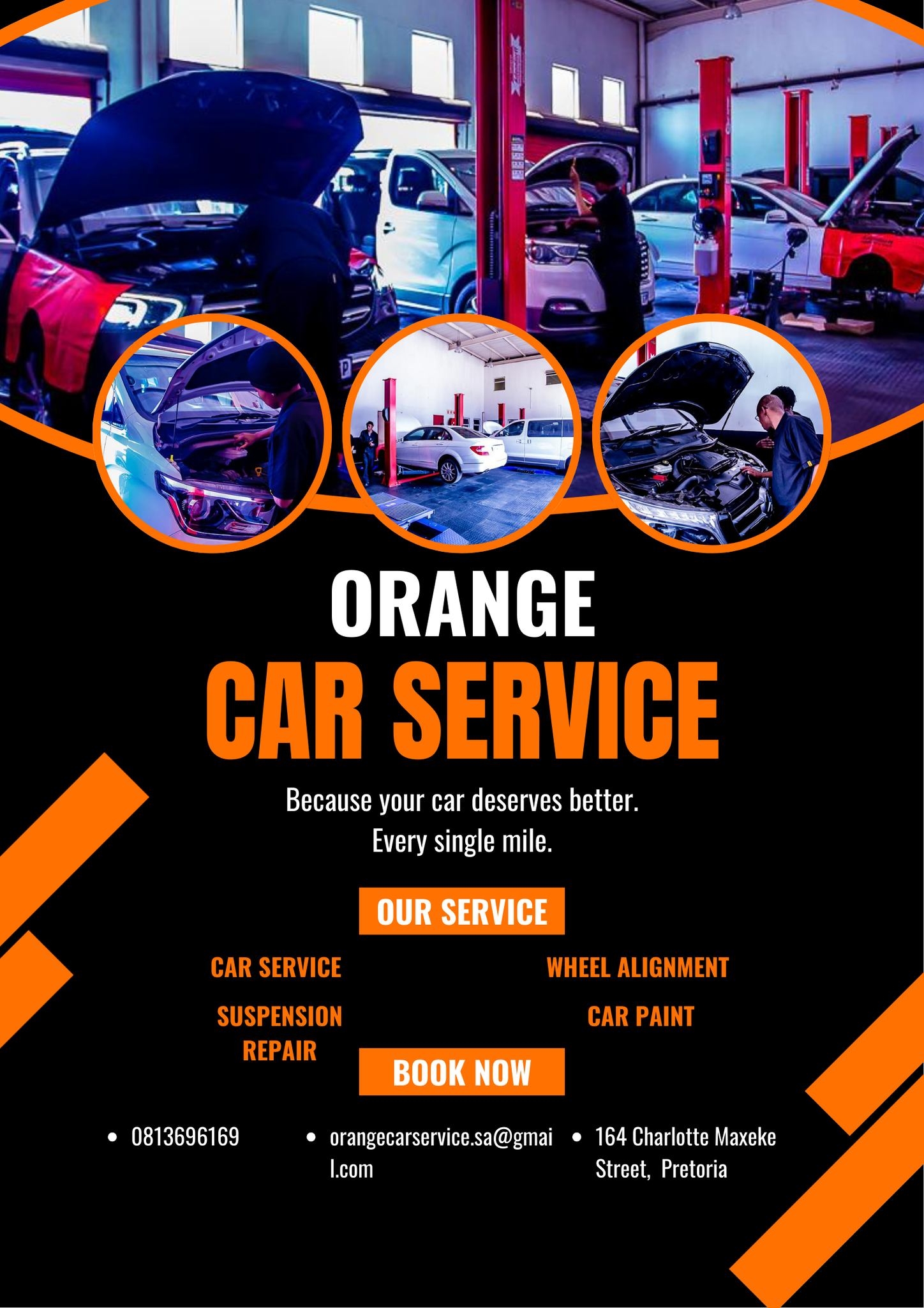 Orange Car Service | Pretoria