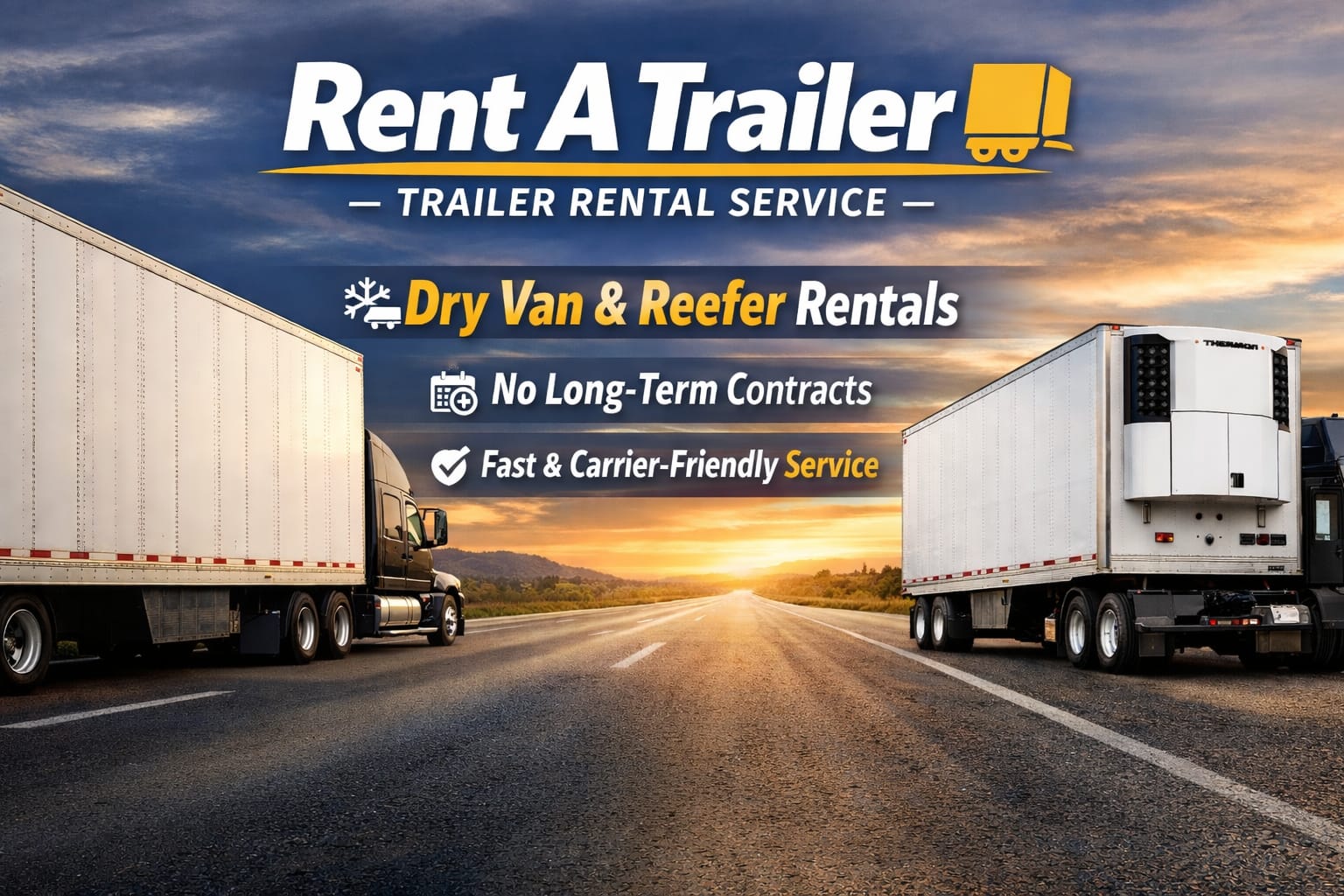 REEFER & dry van TRAILERS FOR RENT | Facebook