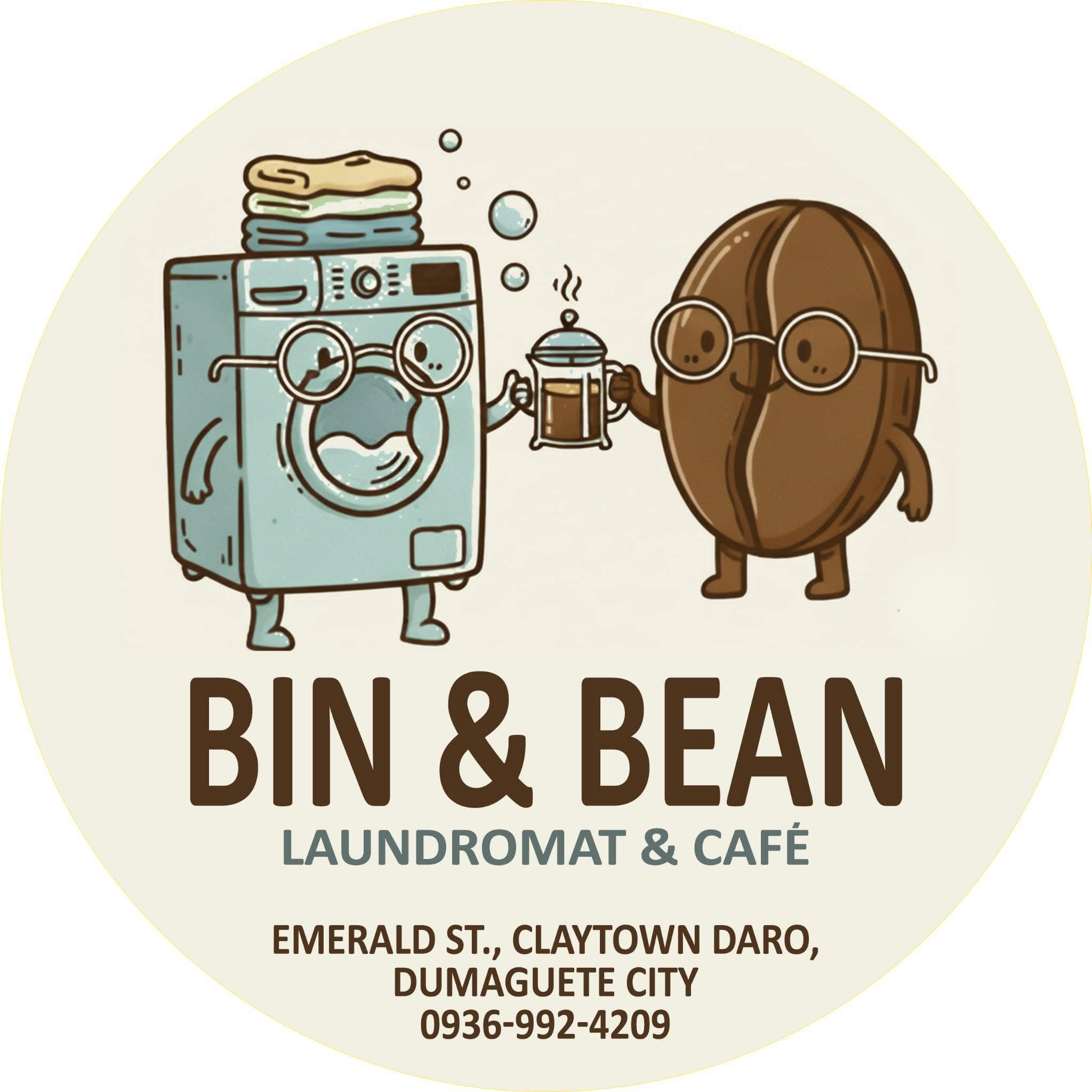 Bin & Bean Laundromat + Café | Dumaguete City