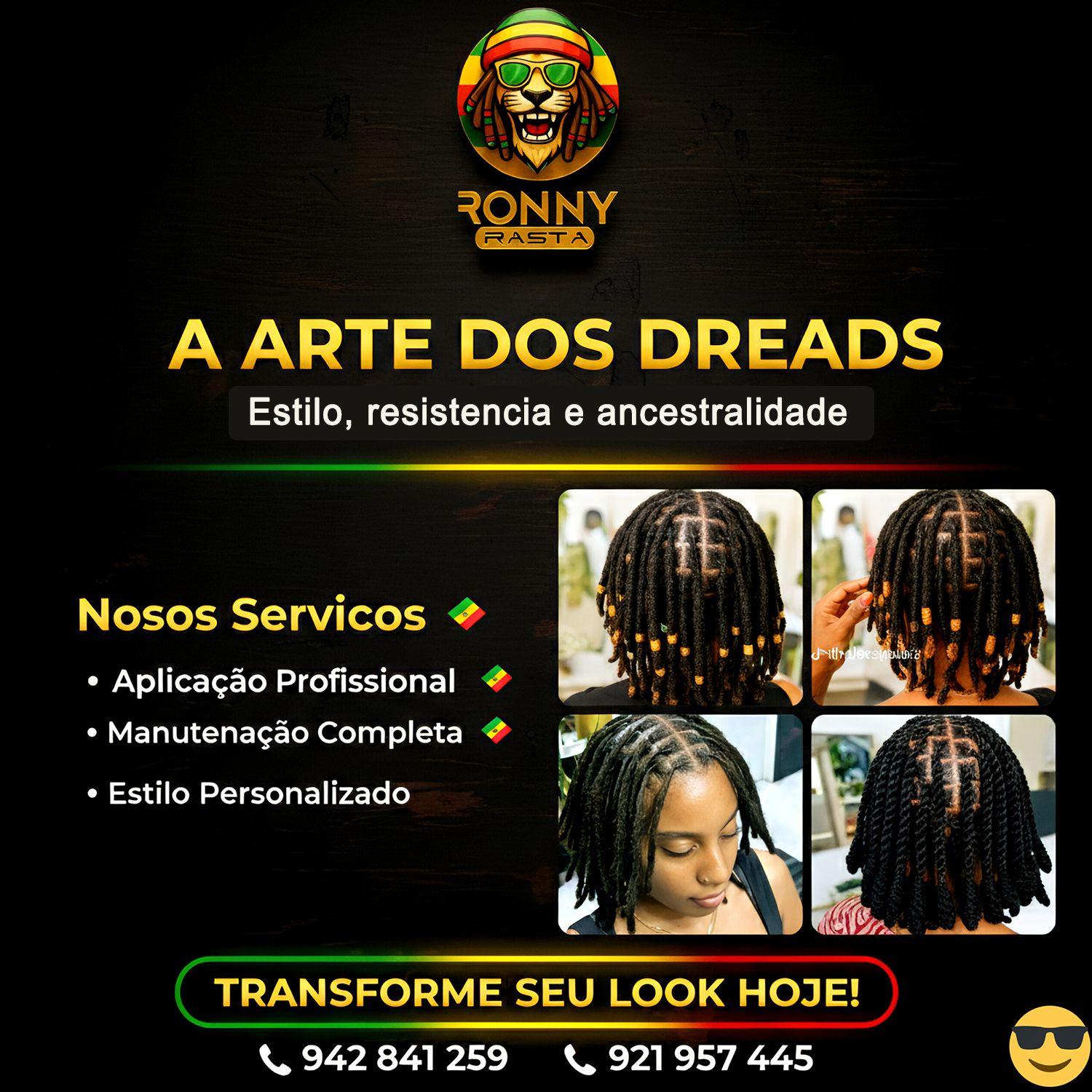 RONNY RASTA - Aplicação e manutenção de Dreads lock's | Luanda