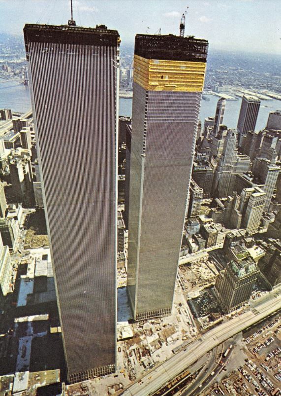 This stunning photograph from 1972 shows the World Trade Center