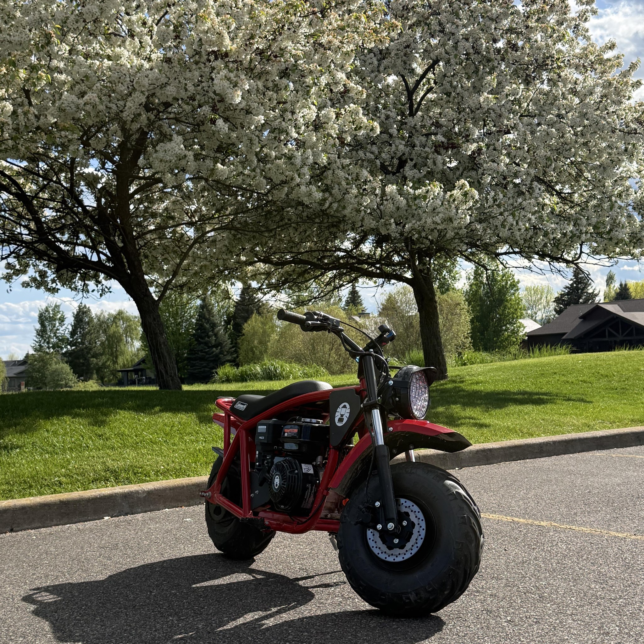 Coleman mini bike upgrades | BT200X .... What is this doohickey coming ...