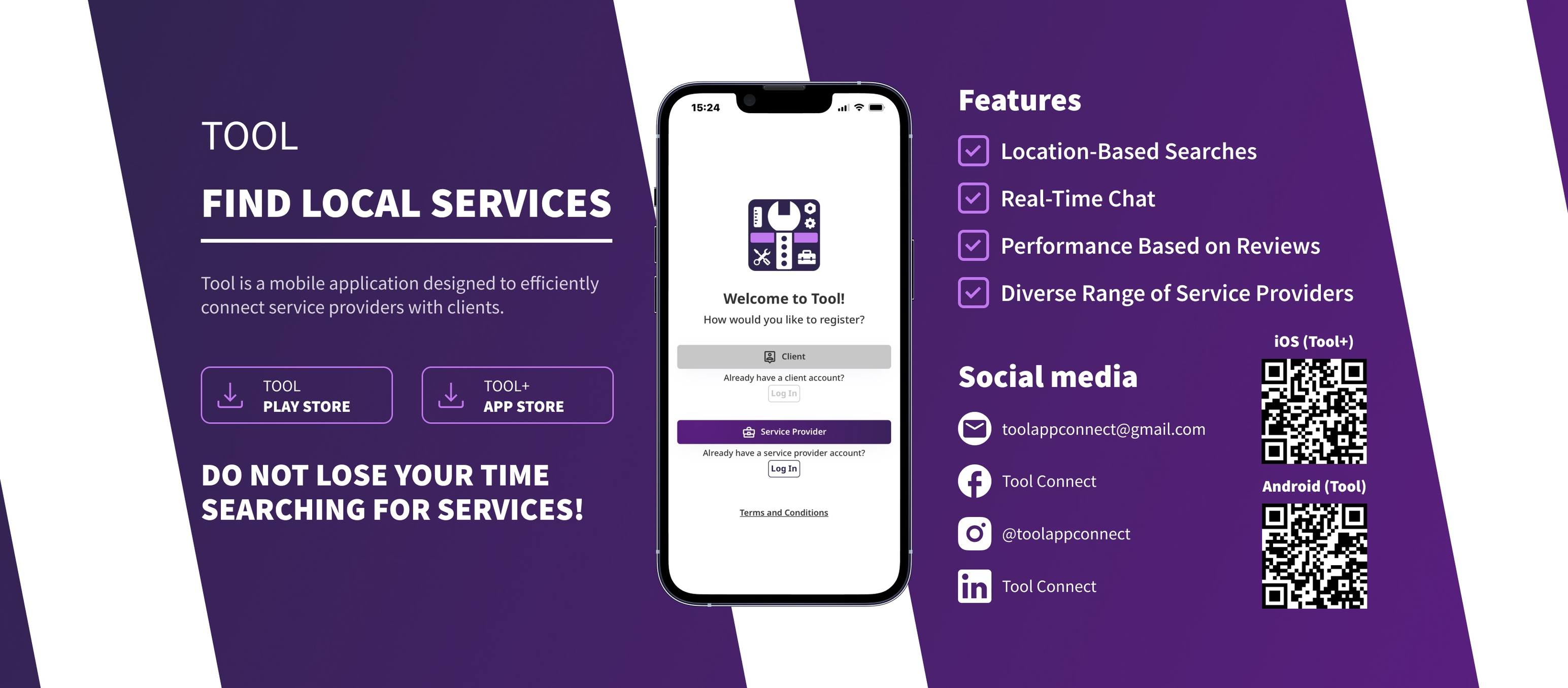 Tool mobile app -Testing