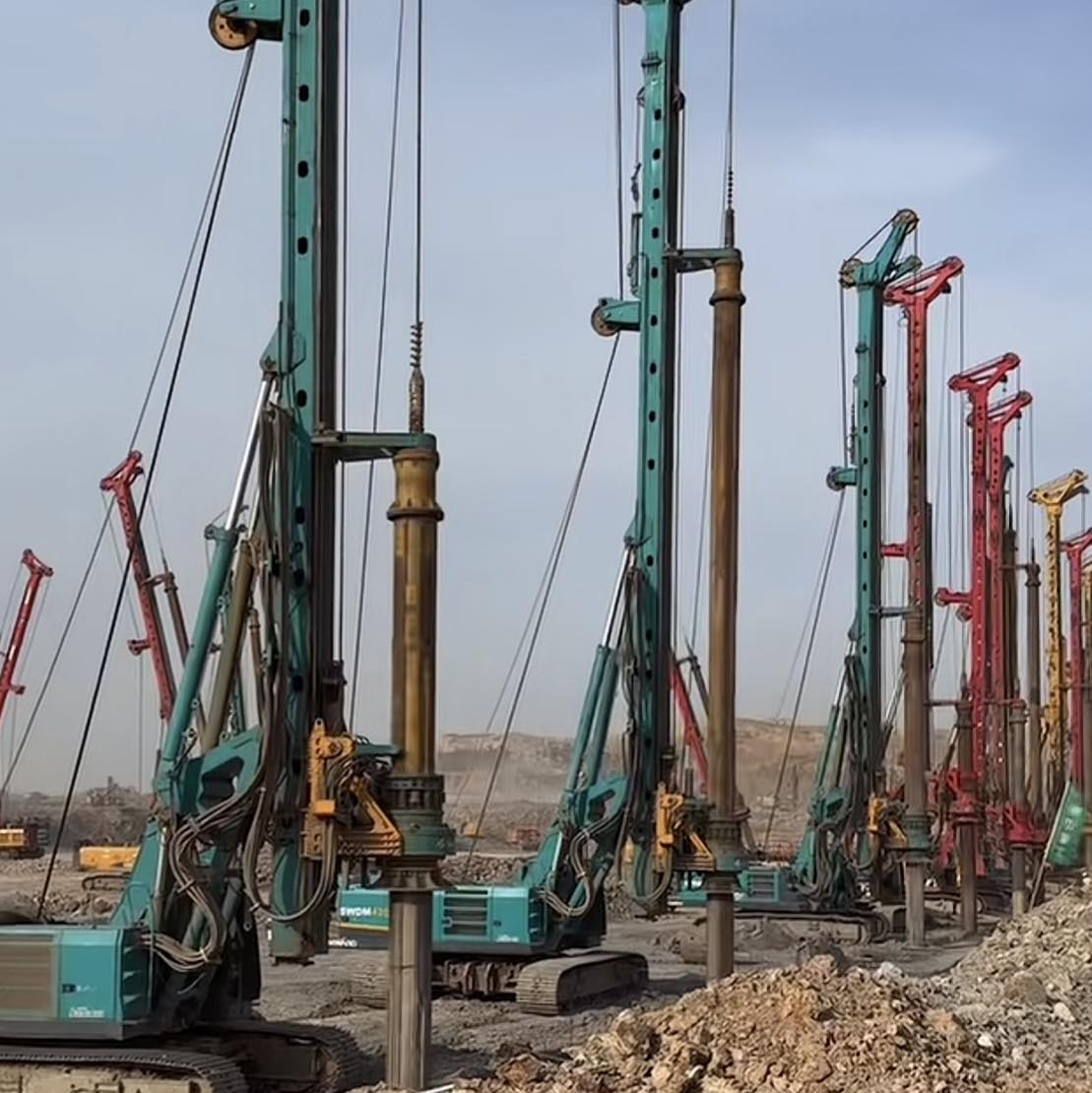 Sany sr 155 piling machine #virel #trending #machin #hidrolick | Sanjit ...