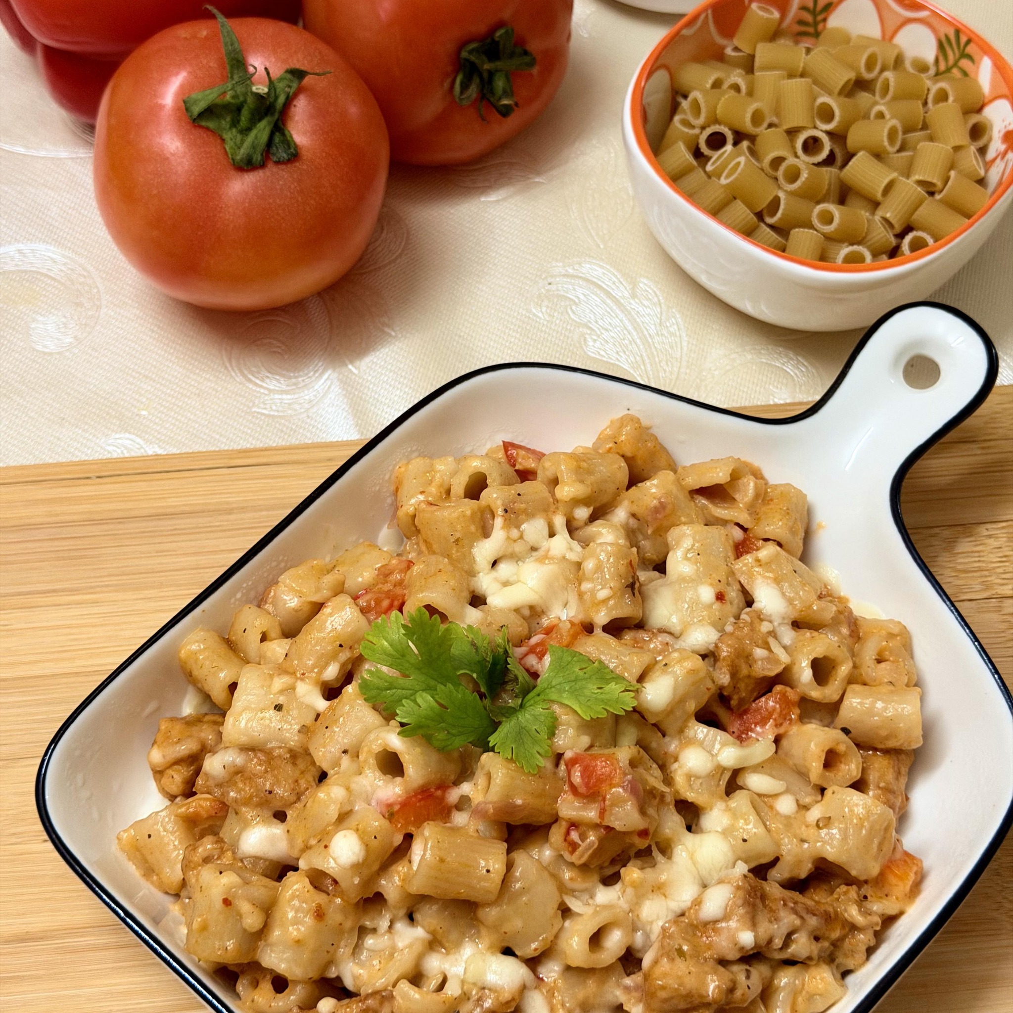 Crispy fried chicken tossed in a sticky, sweet, tangy & garlicky sauce ...