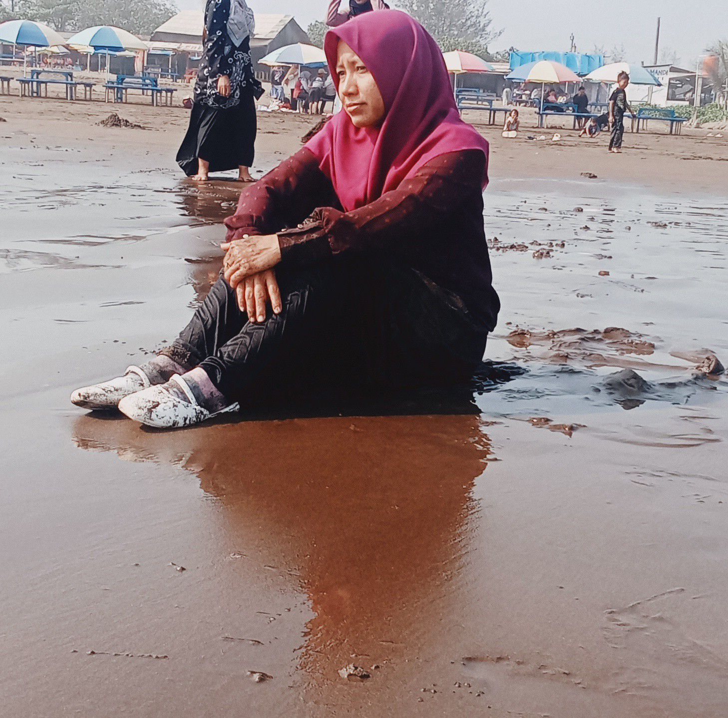 menggabungkan baju batik dan furing di tambah jahit Krah tegak ...