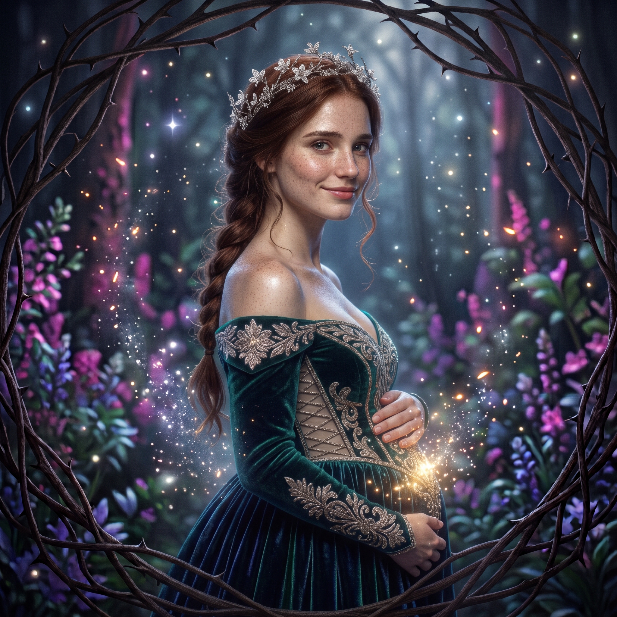 Every root in the forest turned toward her unborn child… 🖤 Then the ...