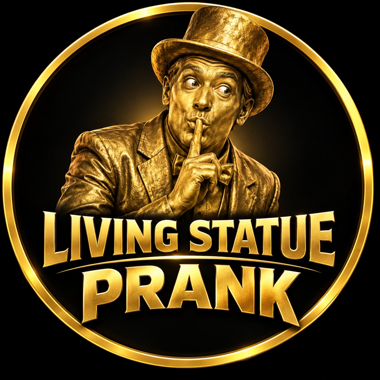 He thought he was posing next to a statue… then it came straight at him ...