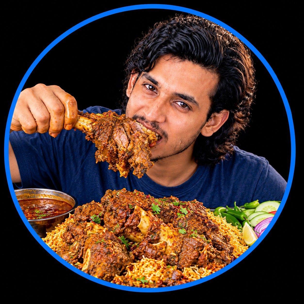 The ultimate mutton shank feast with rich handi gravy! 🍗🏺🤤#food #foodie ...