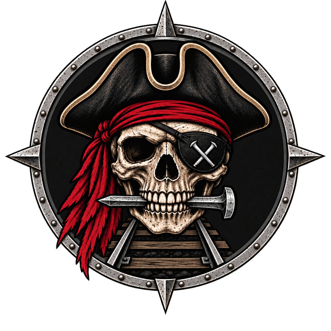 The Rail Pirate™ shirts are here. 🏴‍☠️ Take a closer look at the real ...