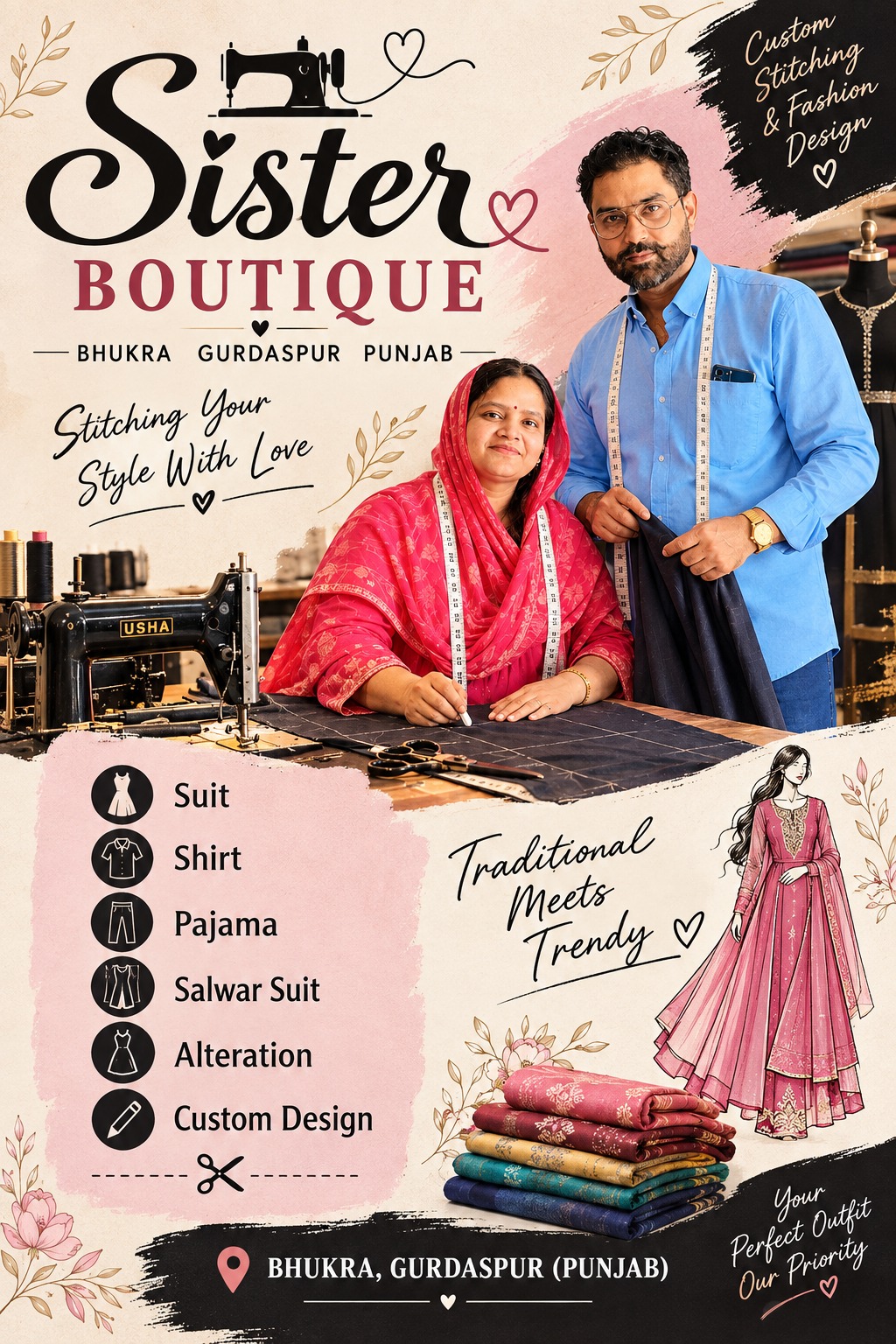 🤎 Timeless Elegance in Every Detail. Exquisite Rust Brown Handwork Suit ...